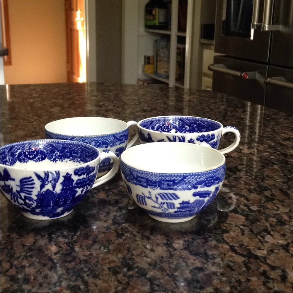 Set of 4 antique China made in Japan